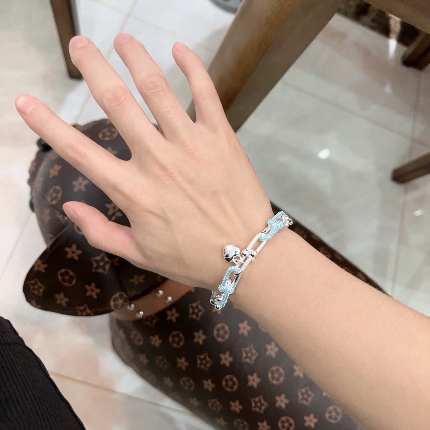 Tiffany & Co. Blue Box Charm Bracelet